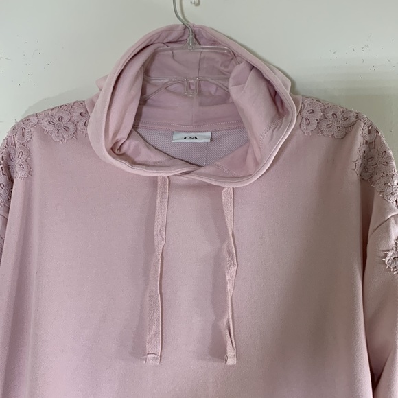 NWT. C & A Hoodie with Floral Embellishments. Small. - Picture 3 of 11